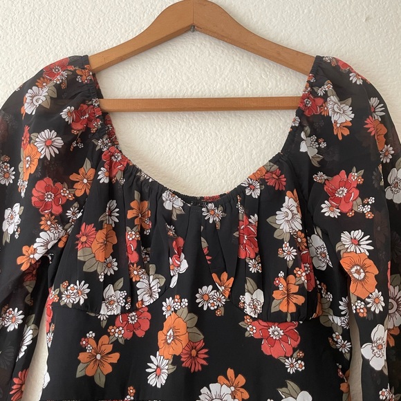 Floral Midi Dress - Picture 6 of 7